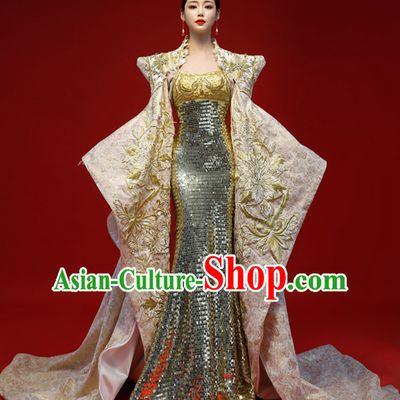Asian Chinese Classical Empress Style Evening Dress