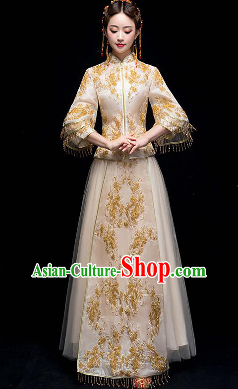 Traditional Chinese Wedding Costumes Traditional Xiuhe Suits Ancient Chinese bridal Full Dress Traditional Chinese Wedding Costumes Traditional Xiuhe Suits Ancient Chinese bridal Full Dress