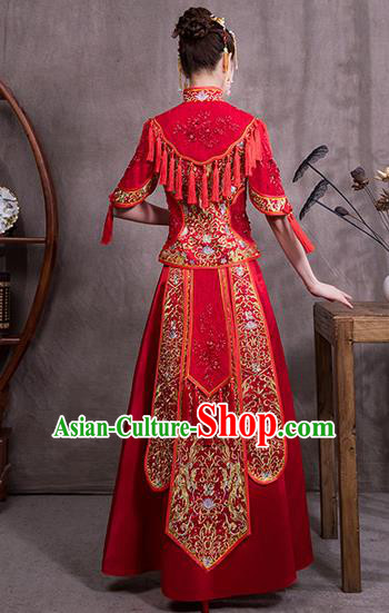 Traditional Chinese Wedding Costumes Traditional Xiuhe Suits Ancient Chinese bridal Full Dress Traditional Chinese Wedding Costumes Traditional Xiuhe Suits Ancient Chinese bridal Full Dress