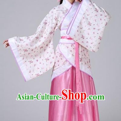 Chinese Ancient Drama Han Dynasty Princess Embroidered Hanfu Dress for Women