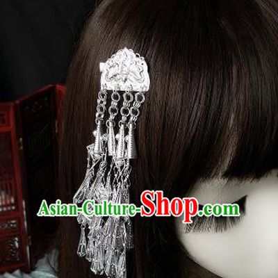 Chinese Traditional Ancient Hair Accessories Hanfu Hair Clip Tassel Step Shake Headwear for Women