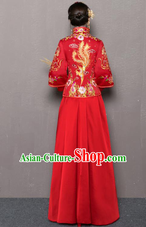 Traditional Chinese Wedding Costumes Traditional Xiuhe Suits Ancient Chinese bridal Full Dress Traditional Chinese Wedding Costumes Traditional Xiuhe Suits Ancient Chinese bridal Full Dress