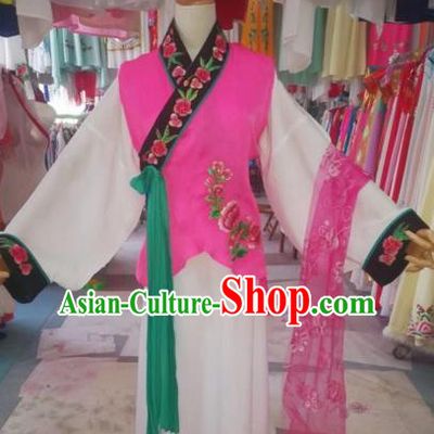 Chinese Traditional Beijing Opera Maid Clothing Peking Opera Diva Costumes for Adults