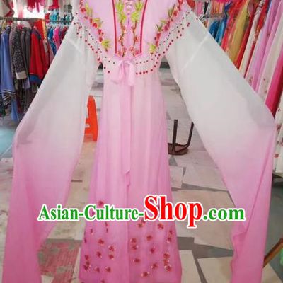 Traditional Chinese Peking Opera Princess Costume Beijing Opera Fairy Pink Dress for Adults