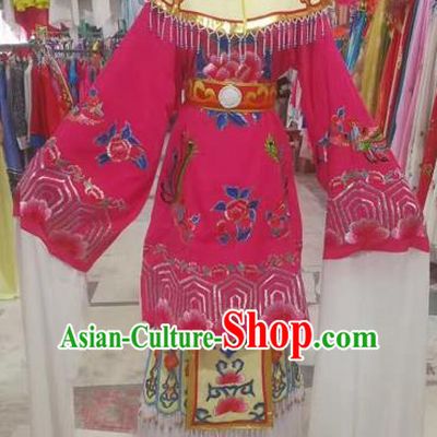 Chinese Ancient Peking Opera Princess Embroidered Dress Traditional Beijing Opera Diva Costumes for Adults