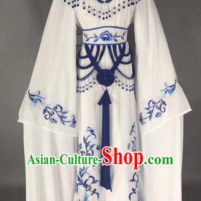Traditional Chinese Peking Opera Diva Costume Beijing Opera Embroidered Dress for Adults