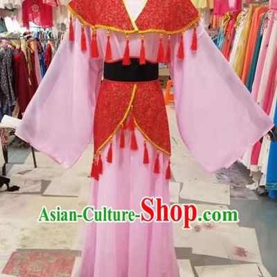 Chinese Huangmei Opera Young Lady Hanfu Dress Traditional Beijing Opera Diva Costume for Adults
