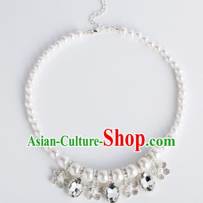 Top Grade Bride Wedding Accessories Crystal Necklace for Women