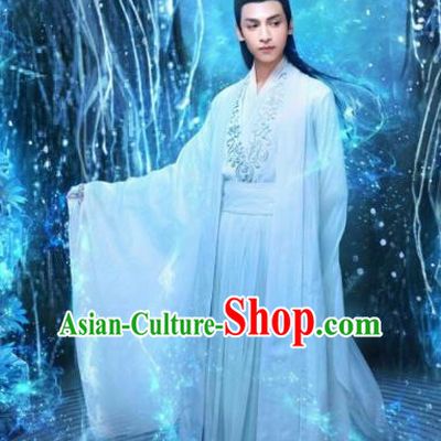 Chinese Ancient Prince Clothing The Honey Sank Like Frost Swordsman Costumes for Men