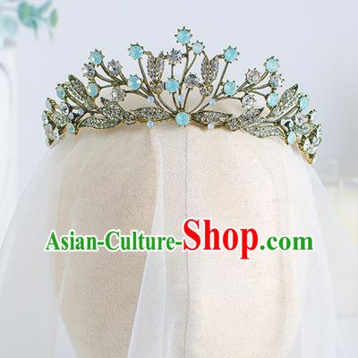 Top Grade Wedding Hair Accessories Bride Crystal Royal Crown for Women