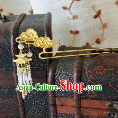 Chinese Ancient Qing Dynasty Hair Accessories Palace Hairpins for Women
