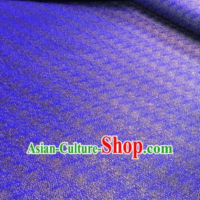 Asian Chinese Traditional Blue Brocade Fabric Silk Fabric Chinese Fabric Material