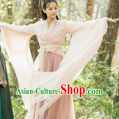 Chinese Ancient Swordswoman Costume Traditional Princess Hanfu Dress Fairy Clothing for Women