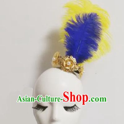 Chinese Traditional Classical Dance Hair Accessories Folk Dance Headwear for Women