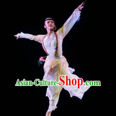 Chinese Traditional Folk Dance Costume Classical Dance Clothing for Women