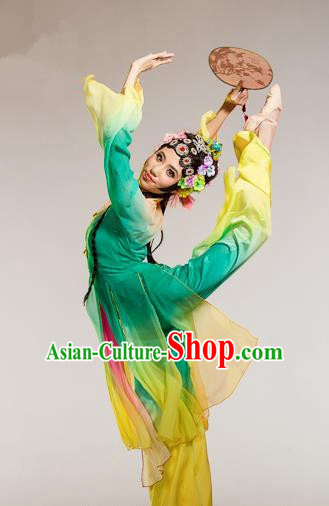 Traditional Chinese Fan Dance Folk Dance Costume Classical Yangko Dance Classical Dance Hair Accessories