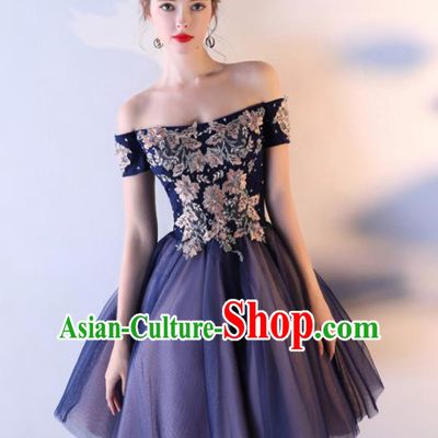 Top Grade Catwalks Bubble Full Dress Compere Chorus Costume for Women