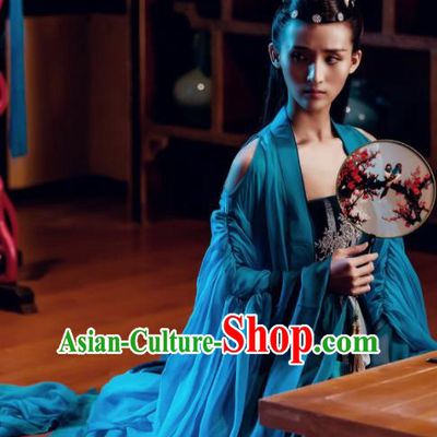 Traditional Chinese Ancient Fairy Hanfu Dress Palace Dancer Costume for Women
