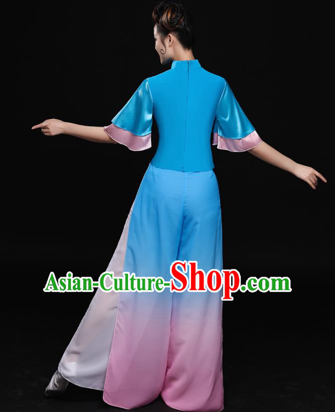 Traditional Chinese Fan Dance Folk Dance Costume Classical Yangko Dance Classical Dance Dress Traditional Chinese Fan Dance Folk Dance Costume Classical Yangko Dance Classical Dance Dress