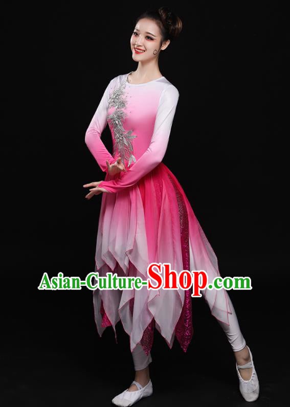 Traditional Chinese Fan Dance Folk Dance Costume Classical Yangko Dance Classical Dance Dress Traditional Chinese Fan Dance Folk Dance Costume Classical Yangko Dance Classical Dance Dress