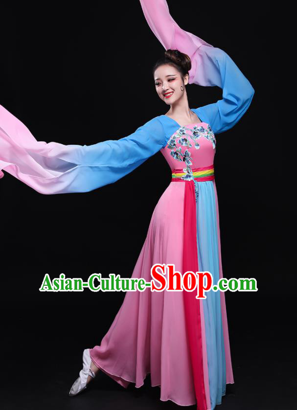 Traditional Chinese Fan Dance Folk Dance Costume Classical Yangko Dance Classical Dance Dress Traditional Chinese Fan Dance Folk Dance Costume Classical Yangko Dance Classical Dance Dress