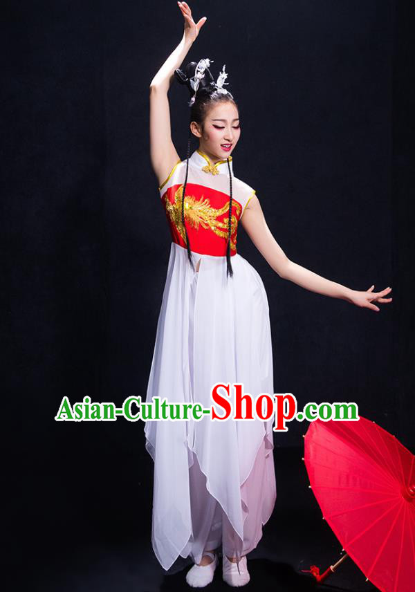 Traditional Chinese Fan Dance Folk Dance Costume Classical Yangko Dance Classical Dance Dress Traditional Chinese Fan Dance Folk Dance Costume Classical Yangko Dance Classical Dance Dress