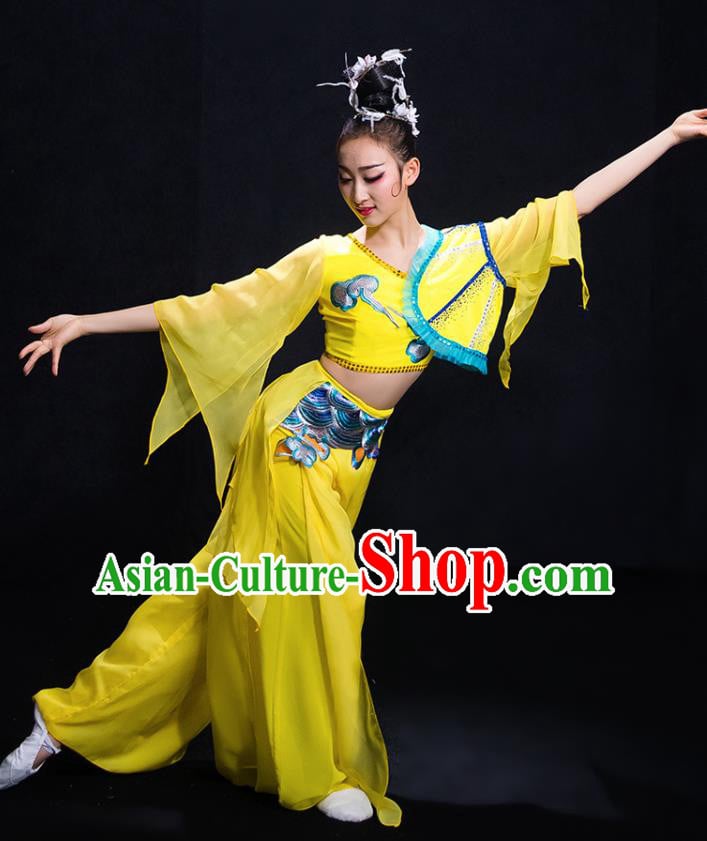 Traditional Chinese Fan Dance Folk Dance Costume Classical Yangko Dance Classical Dance Dress Traditional Chinese Fan Dance Folk Dance Costume Classical Yangko Dance Classical Dance Dress