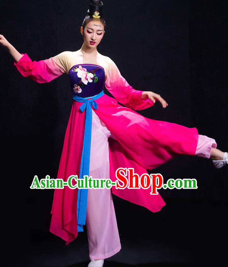 Traditional Chinese Fan Dance Folk Dance Costume Classical Yangko Dance Classical Dance Dress Traditional Chinese Fan Dance Folk Dance Costume Classical Yangko Dance Classical Dance Dress