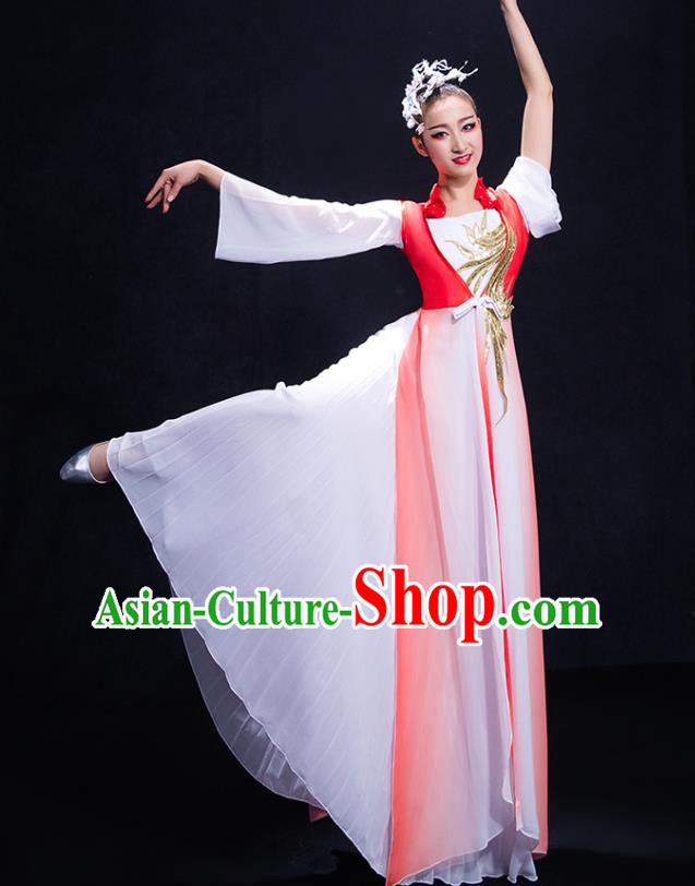 Traditional Chinese Fan Dance Folk Dance Costume Classical Yangko Dance Classical Dance Dress
