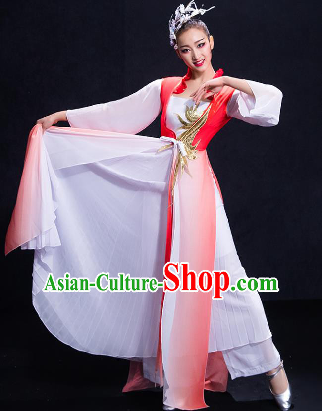 Traditional Chinese Fan Dance Folk Dance Costume Classical Yangko Dance Classical Dance Dress