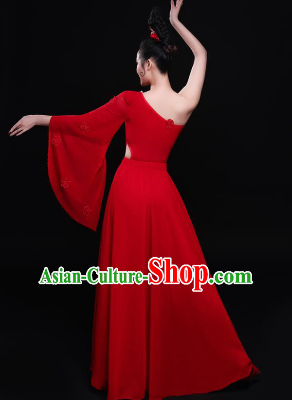 Traditional Chinese Fan Dance Folk Dance Costume Classical Yangko Dance Classical Dance Dress Traditional Chinese Fan Dance Folk Dance Costume Classical Yangko Dance Classical Dance Dress