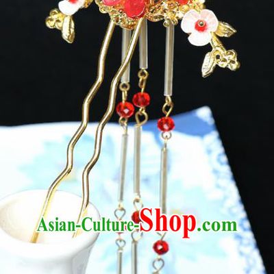 Chinese Traditional Hair Accessories Ancient Tassel Hairpins for Women