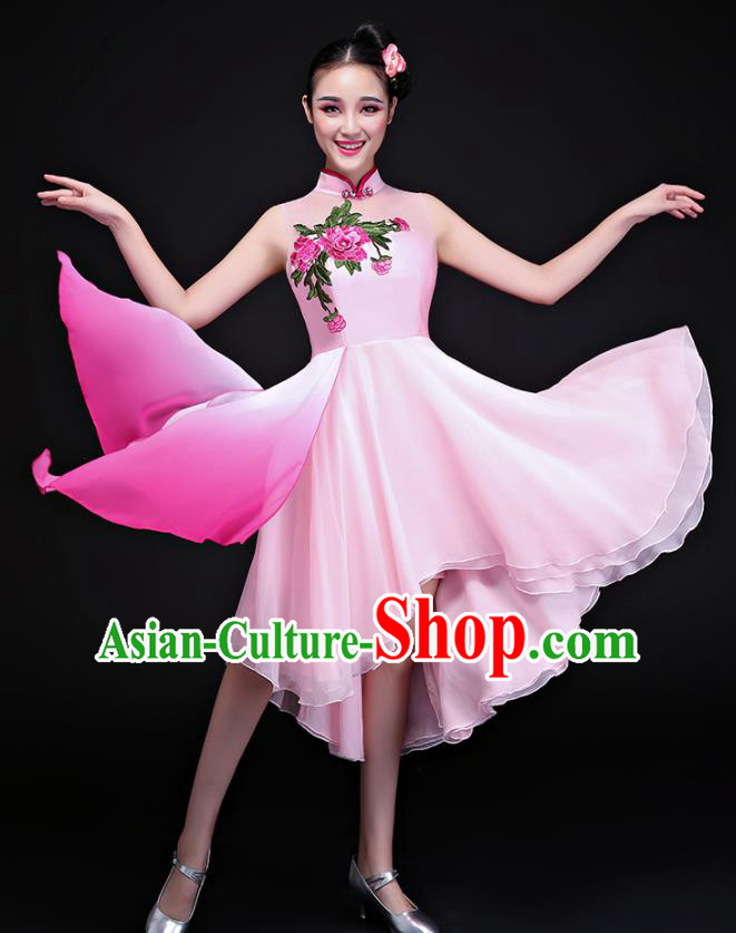 Traditional Chinese Fan Dance Folk Dance Costume Classical Yangko Dance Classical Dance Dress Traditional Chinese Fan Dance Folk Dance Costume Classical Yangko Dance Classical Dance Dress