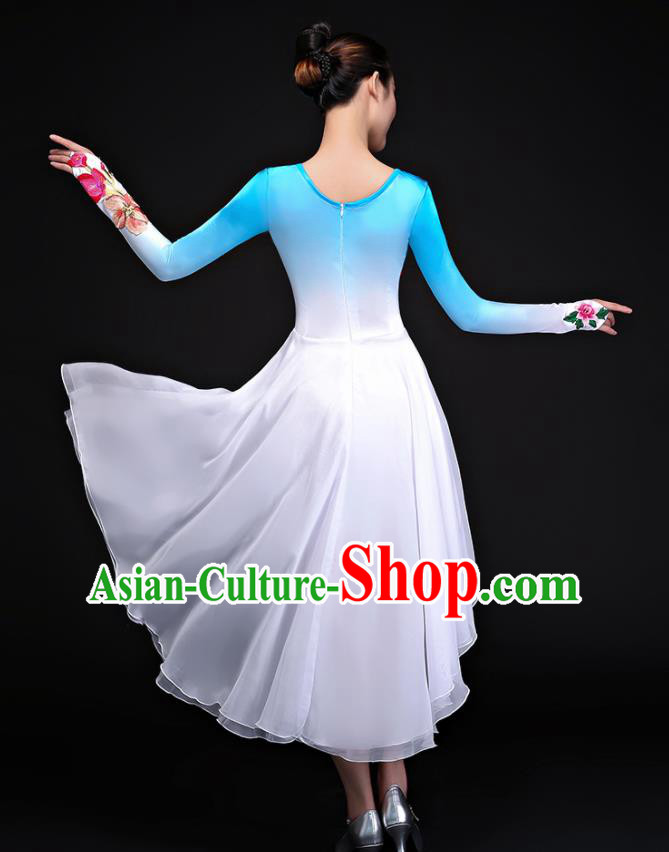 Traditional Chinese Fan Dance Folk Dance Costume Classical Yangko Dance Classical Dance Dress Traditional Chinese Fan Dance Folk Dance Costume Classical Yangko Dance Classical Dance Dress