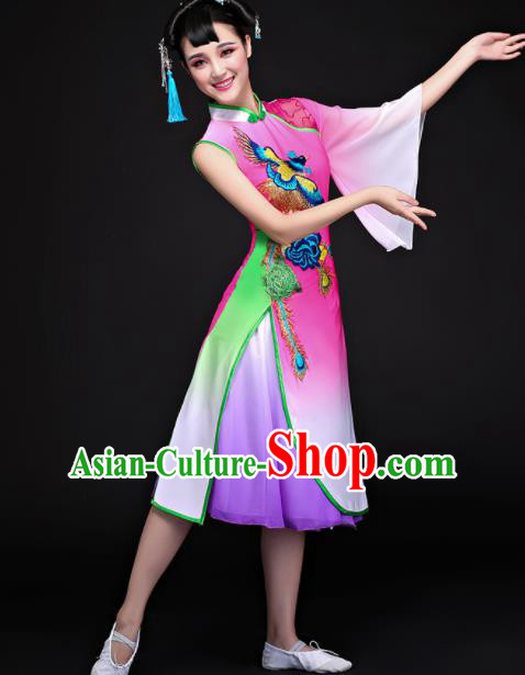 Traditional Chinese Fan Dance Folk Dance Costume Classical Yangko Dance Classical Dance Dress Traditional Chinese Fan Dance Folk Dance Costume Classical Yangko Dance Classical Dance Dress