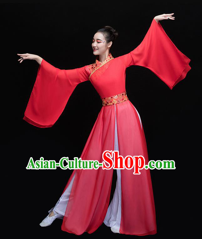 Traditional Chinese Fan Dance Folk Dance Costume Classical Yangko Dance Classical Dance Dress Traditional Chinese Fan Dance Folk Dance Costume Classical Yangko Dance Classical Dance Dress