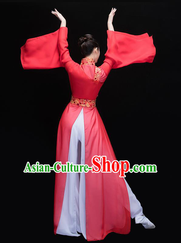 Traditional Chinese Fan Dance Folk Dance Costume Classical Yangko Dance Classical Dance Dress Traditional Chinese Fan Dance Folk Dance Costume Classical Yangko Dance Classical Dance Dress