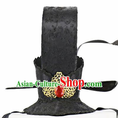 Chinese Traditional Hair Accessories Ancient Emperor Hairdo Crown Headwear for Kids