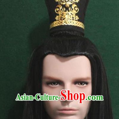 Chinese Traditional Swordsman Hair Accessories Ancient Tang Dynasty Prince Hairdo Crown for Men