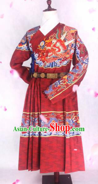 Chinese Ancient Palace Lady Hanfu Han Dynasty Imperial Concubine Queen Embroidered Historical Costumes