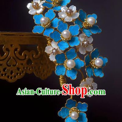 Chinese Handmade Princess Hanfu Flowers Hair Claw Hairpins Ancient Hair Accessories for Women