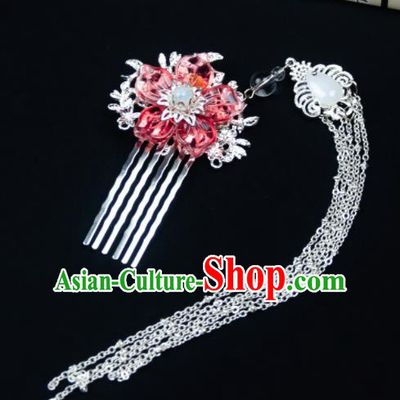 Chinese Ancient Hair Accessories Hanfu Hair Comb Handmade Hairpins for Women