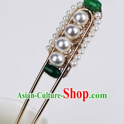 Chinese Ancient Handmade Pearls Hairpins Hair Accessories Hair Clips for Women