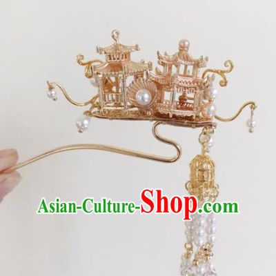 Chinese Ancient Handmade Palace Tassel Hairpins Hair Accessories Hair Clips for Women