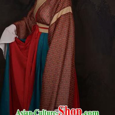 Top Grade Chinese Ancient Costumes Jin Dynasty Princess Hanfu Dress for Women