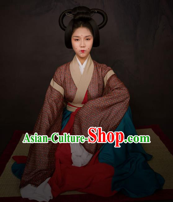 Chinese Ancient Palace Lady Hanfu Han Dynasty Imperial Concubine Queen Embroidered Historical Costumes Chinese Ancient Palace Lady Hanfu Han Dynasty Imperial Concubine Queen Embroidered Historical Costumes