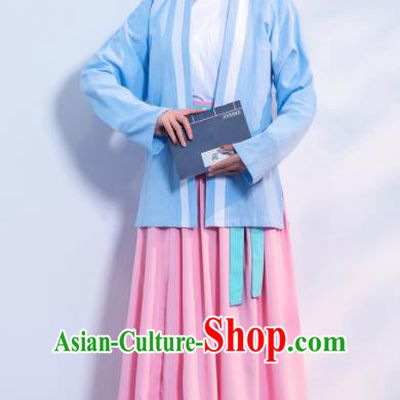 Traditional Chinese Ancient Hanfu Dress Song Dynasty Female Scholar Costumes for Women