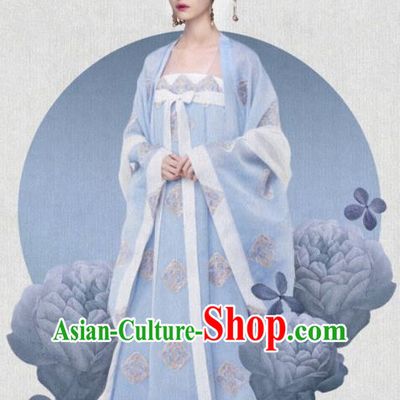 Ancient Chinese Drama The Rise of Phoenixes Tang Dynasty Crown Princess Embroidered Costumes and Headpiece Complete Set