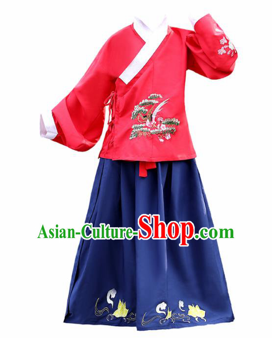 Chinese Ancient Palace Lady Hanfu Han Dynasty Imperial Concubine Queen Embroidered Costumes