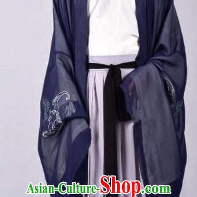 Chinese Ancient Swordsman Clothing Traditional Ming Dynasty Cabinet Minister Costumes for Men